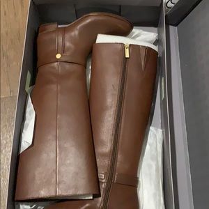 Louise et Cie Brown Leather Long Boots Women 6.5